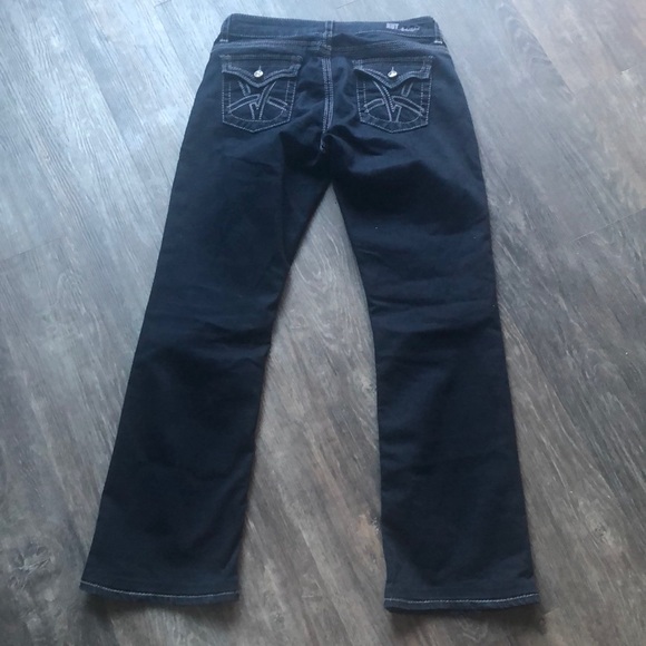 Kut From The Kloth Dark Wash So Low Jeans Sz 8 - Picture 5 of 7